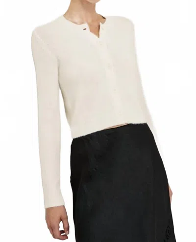 Rails Matilda Long Sleeve Cardigan In Ivory In Transparent