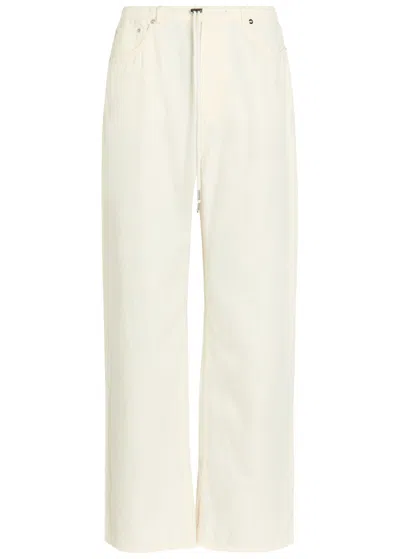 Rails Normandie Drawstring Straight-leg Jeans In White