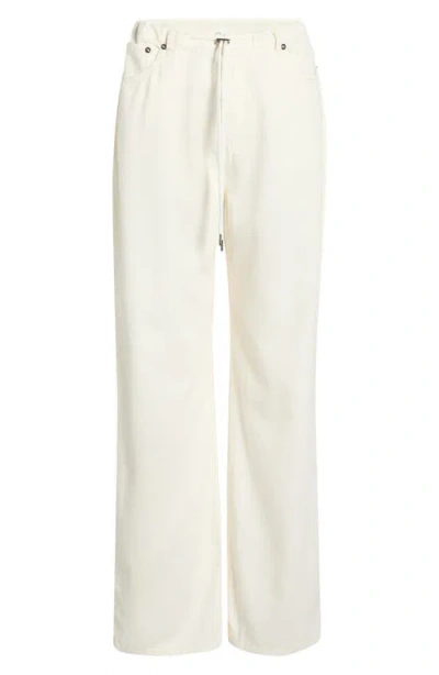 Rails Normandie Drawstring Wide Leg Jeans In White