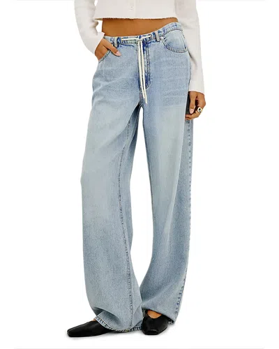 Rails Normandie High Rise Wide Leg Jeans In Sunkissed Blue