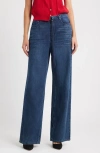 Rails Normandie Straight Leg Jeans In Blue