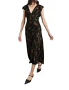 Rails Odella Satin Midi Dress In Multi