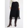 Rails Odette Wool Blend Midi Skirt In Black