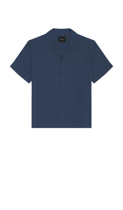 Rails Ohana Button Down Shirt In Blue