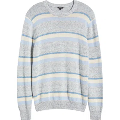 Rails Men's Olsen Melange Striped Sweater In Blue Stripe