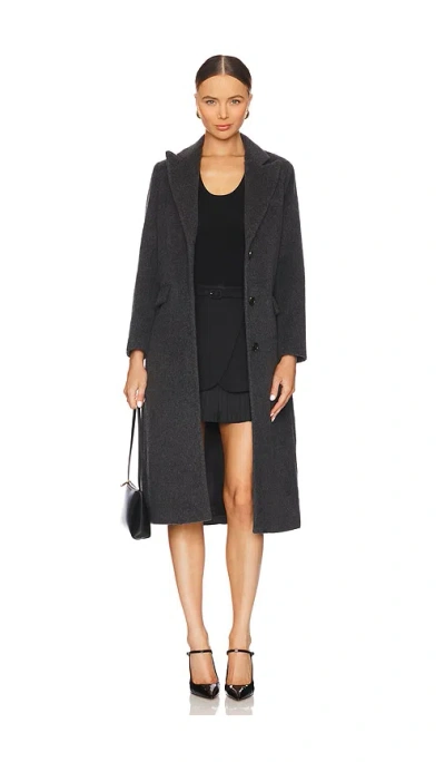 Rails Opera Wool Blend Coat In Charcoal