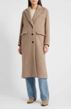 Rails Opera Wool Blend Coat In Heather Latte