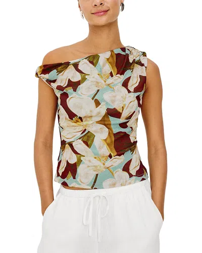 Rails Orelia Floral One-shoulder Top In Multi