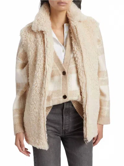 Rails Orion Vest In Ivory In White