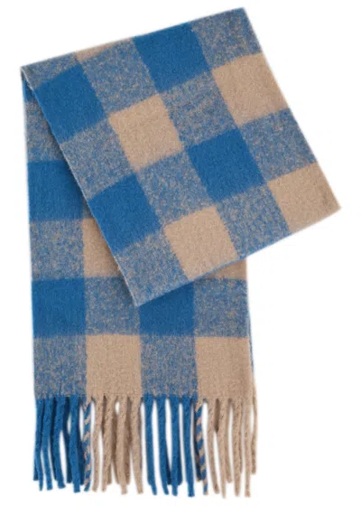 Rails Oslo Checked Scarf In Blue