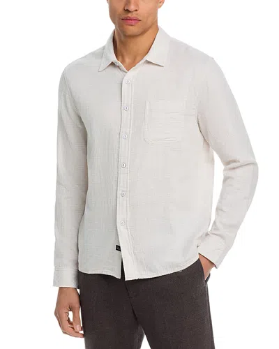 Rails Owens Relaxed Fit Woven Long Sleeve Top In White