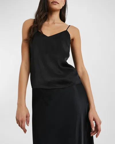 Rails Paola Crepe Tank Top In Black