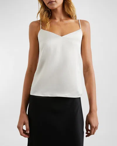 Rails Paola Crepe Tank Top In Ivory