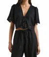 Rails Pari Blouse In Black Eyelet