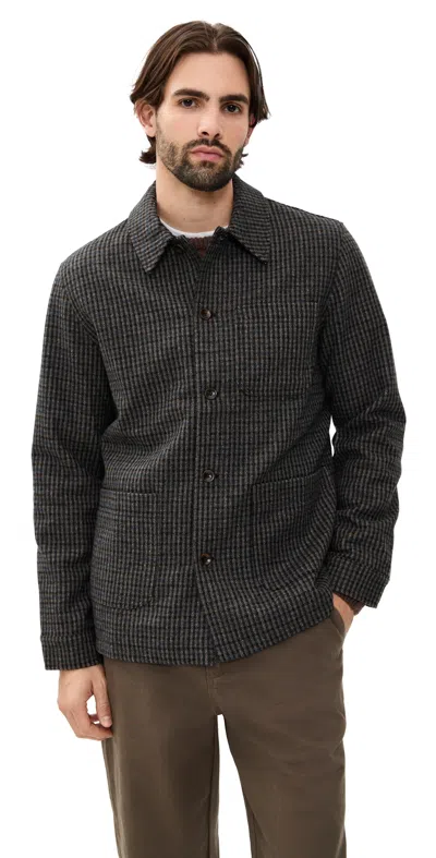 Rails Pascal Jacket Grey Check Plaid In Brown