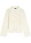 Rails Patmos Crochet Open-knit Cardigan In Neutral