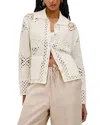 Rails Patmos Open Knit Cardigan In White