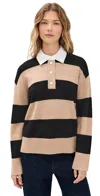 Rails Paxton Sweater Oatmeal Black In Pattern