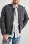 Rails Pennisula Quilted Cotton Jacket In Black