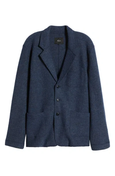 Rails Pierre Wool Blend Blazer In Blue Melange