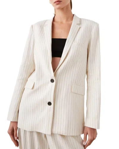 Rails Pin Stripe Stanton Blazer In Ivory In Multi