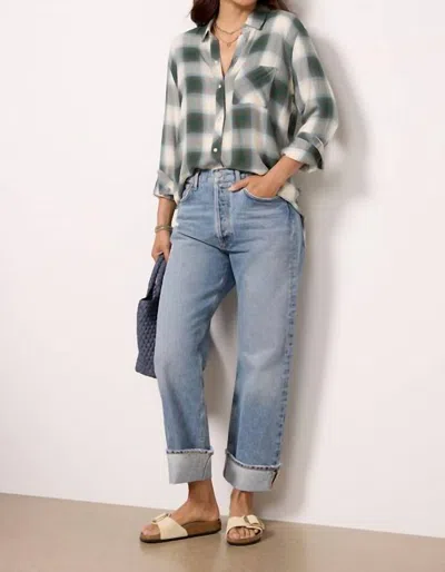 Rails Plaid Button Down Shirt In Olive Plaid
