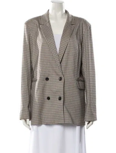 Pre-owned Rails Plaid Print Blazer In Multi