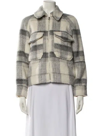 Pre-owned Rails Plaid Print Jacket In Neutral