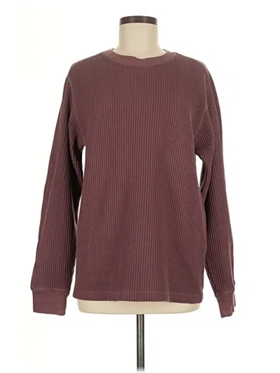 Pre-owned Rails Pullover Sweater In Burgundy