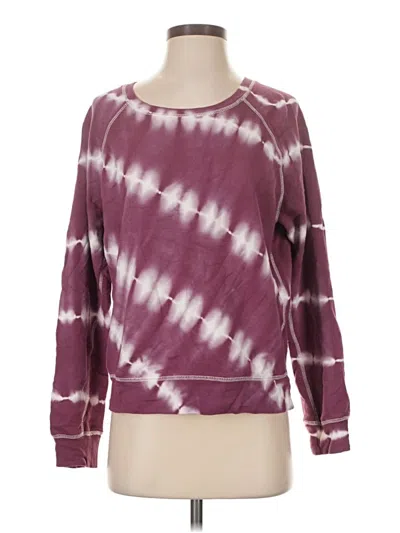 Pre-owned Rails Pullover Sweater In Burgundy