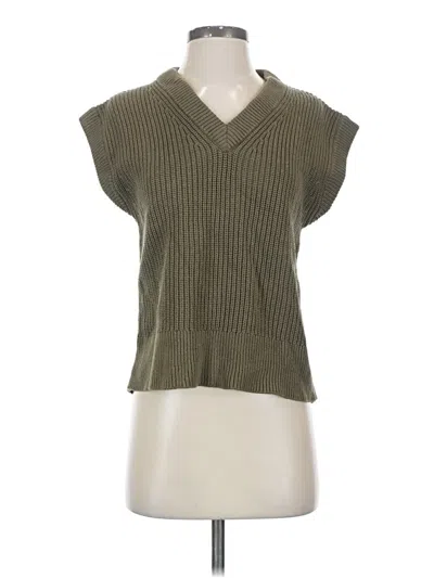 Pre-owned Rails Pullover Sweater In Green