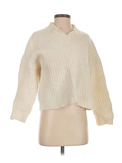 Pre-owned Rails Pullover Sweater In Ivory