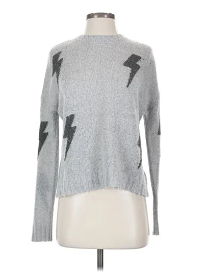 Pre-owned Rails Pullover Sweater In Silver