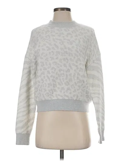 Pre-owned Rails Pullover Sweater In Silver