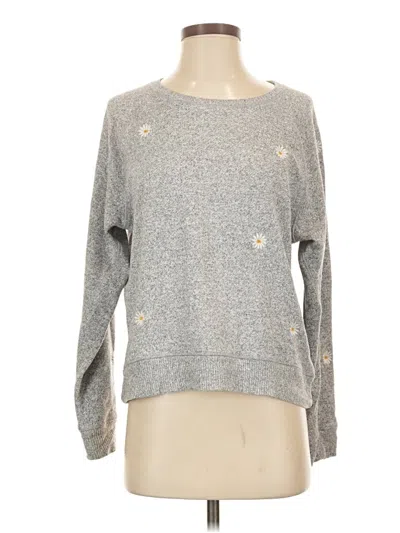 Pre-owned Rails Pullover Sweater In Silver
