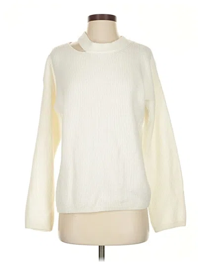 Pre-owned Rails Pullover Sweater In White