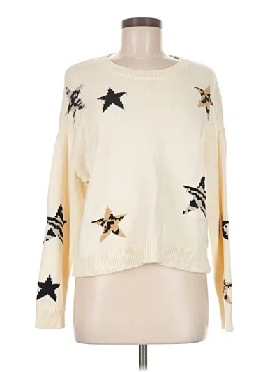 Pre-owned Rails Pullover Sweater In White