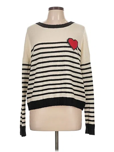 Pre-owned Rails Pullover Sweater In White