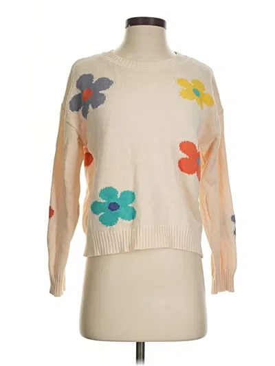 Pre-owned Rails Pullover Sweater In White