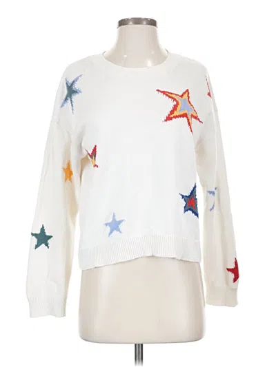 Pre-owned Rails Pullover Sweater In White