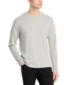 Rails Quentin Cotton Cashmere Tee In Heather Gray