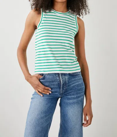 Rails Racer Tank In Sailor Stripe Green