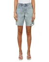 Rails Raiils The Beachwood High Rise Denim Shorts In Light Vintage Distress In Light Vintage Distress