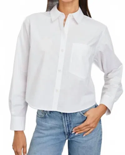 Rails Ramy Cropped Shirt In White