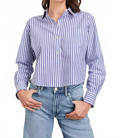 RAILS RAMY LONG SLEEVE TOP IN MARINAR WHITE STRIPE