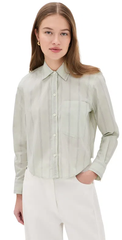 Rails Ramy Shirt Leon Stripe In Gray