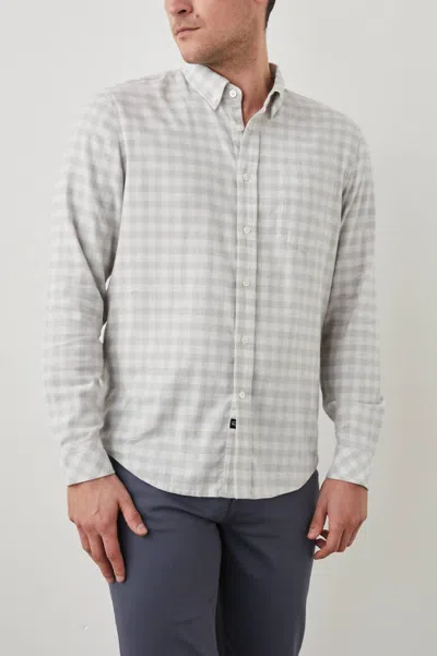 Rails Reid Shirt In Alloy White Melange In Gray