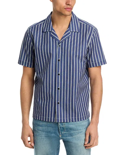 Rails Relaxed Fit Amalfi Striped Shirt In Blue