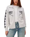 Rails Rhea Ski Graphic Cardigan In White