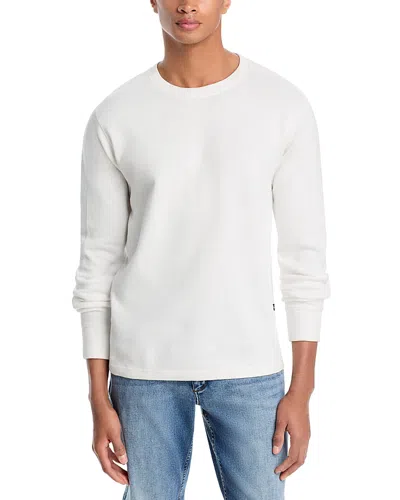 Rails Rheese Textured Long Sleeve Tee In Whitecap